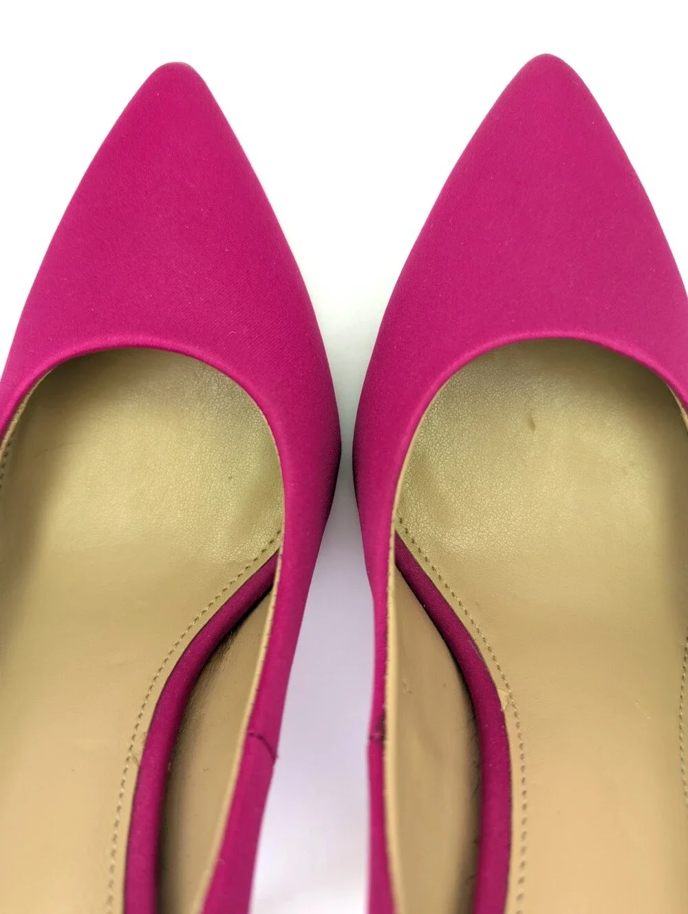 Michael By Michael Kors Hot Pink Stiletto Pump Heels  Pointy Toe Fushia Size 6